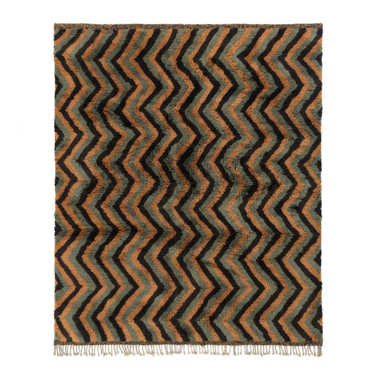 Winding track rug