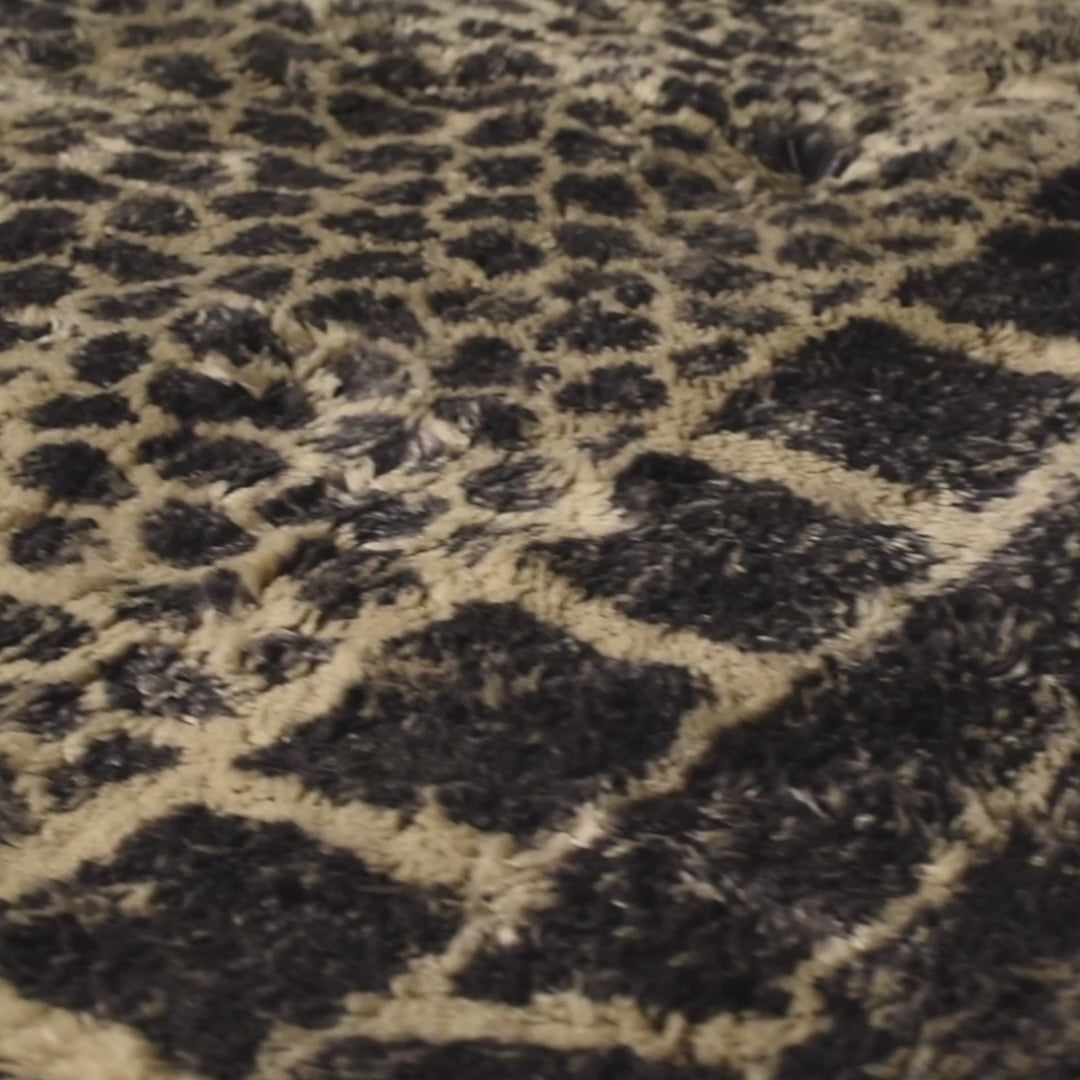 Charcoal Cells Rug