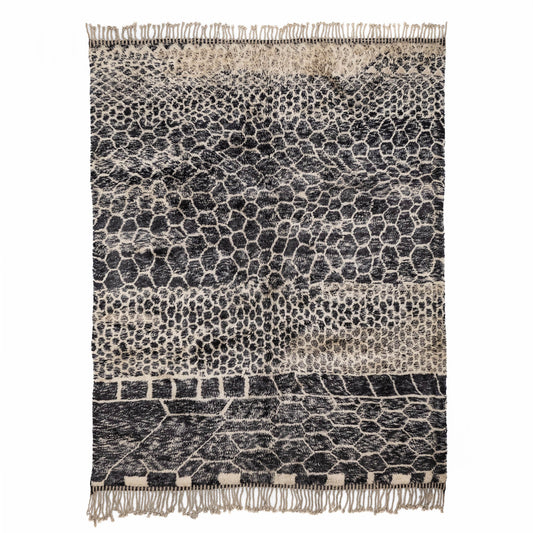 Charcoal Cells Rug